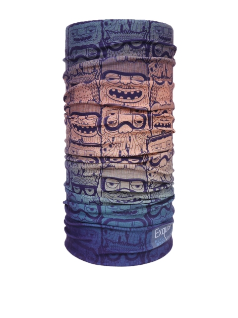 

NOISE Unisex Blue & Orange Printed Multipurpose Headwear