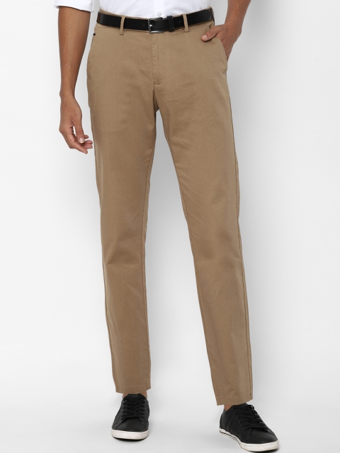 

Allen Solly Men Khaki Printed Trousers