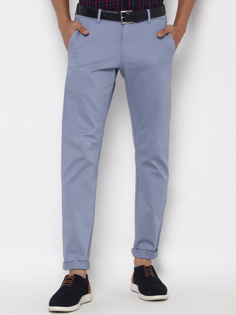 

Allen Solly Men Blue Slim Fit Trousers