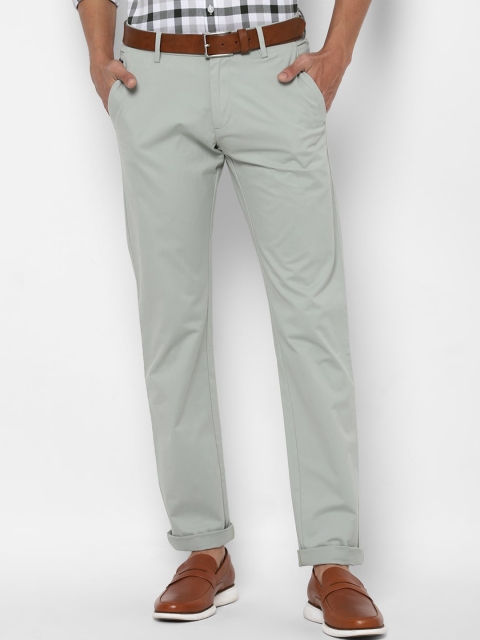

Allen Solly Men Grey Slim Fit Trousers