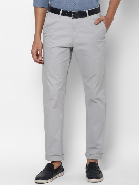 

Allen Solly Men Grey Casual Trousers
