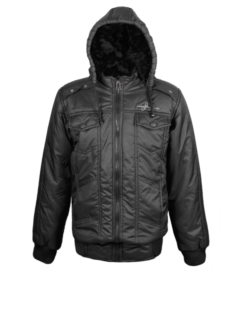 

naughty ninos Unisex Black Hooded Jacket