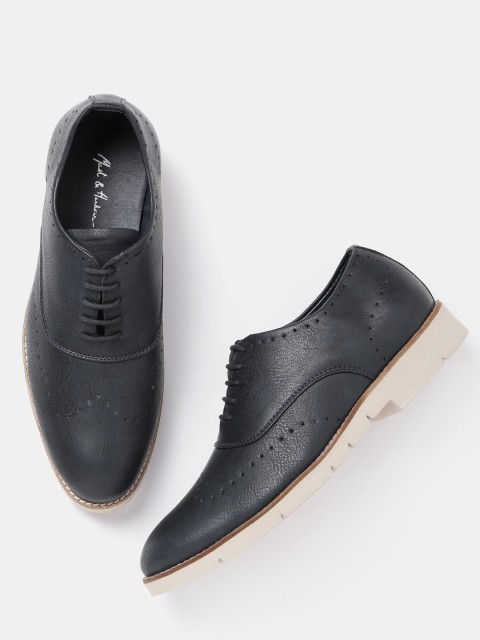 

Mast & Harbour Men Navy Oxfords, Navy blue