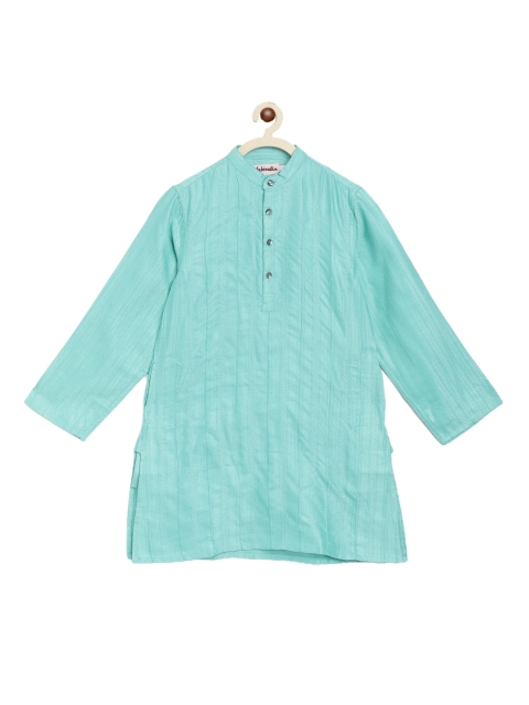 

Fabindia Boys Teal Kurta