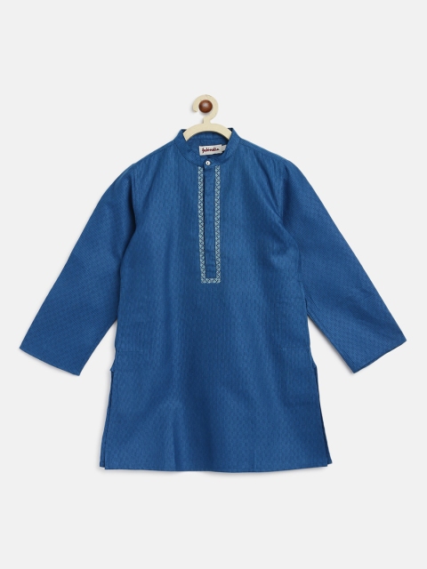 

Fabindia Boys Blue Thread Work Kurta