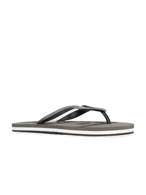 

Bata Men Grey & White Printed Room Slippers