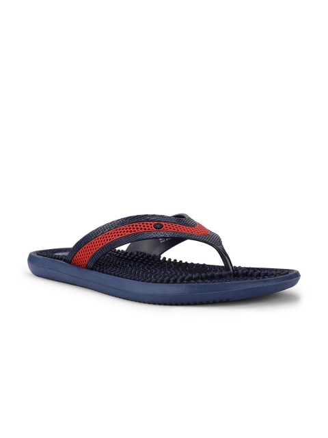 

Bata Men Blue & Red Thong Flip-Flops