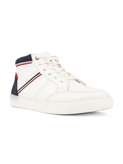 

Bata Men White Solid Sneakers