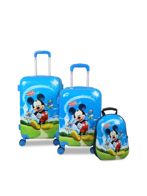 

Disney Kids Set of 2Pc Blue Trolley with Bag