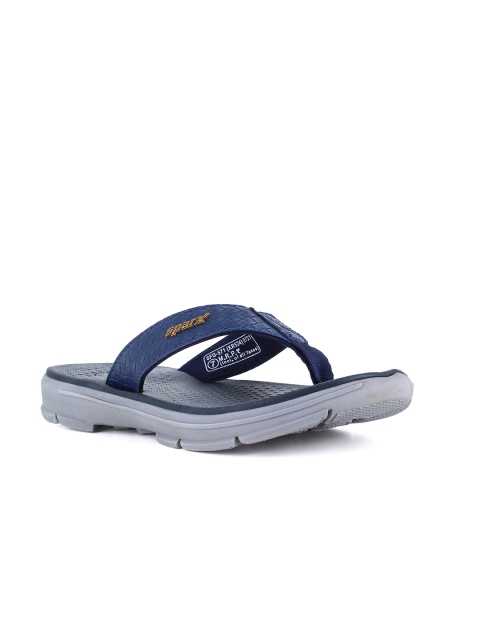 

Sparx Men Grey & Navy Blue Thong Flip-Flops
