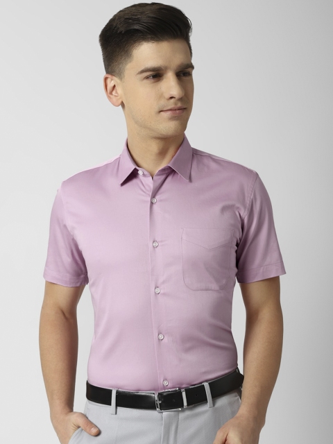 

Peter England Men Pink Slim Fit Opaque Formal Shirt