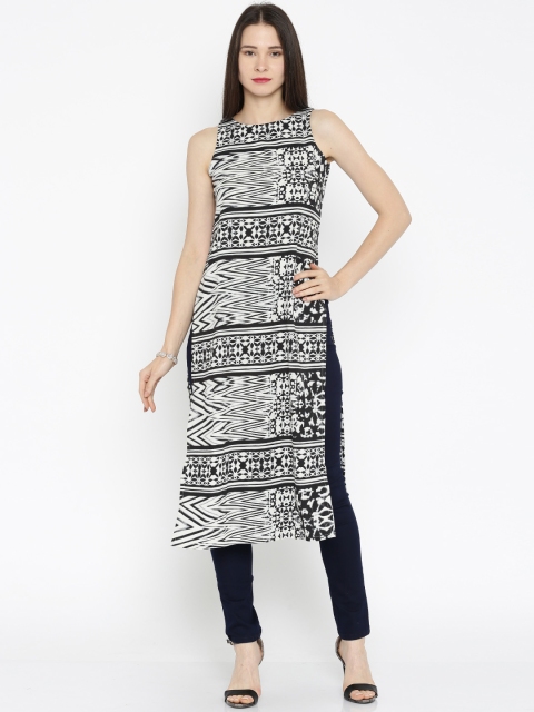 

AND Black & White Printed Tunic