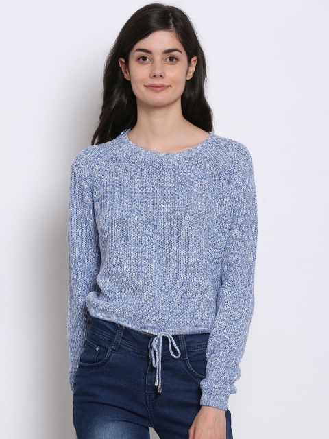 

NoBarr Women Blue Sweater Vest