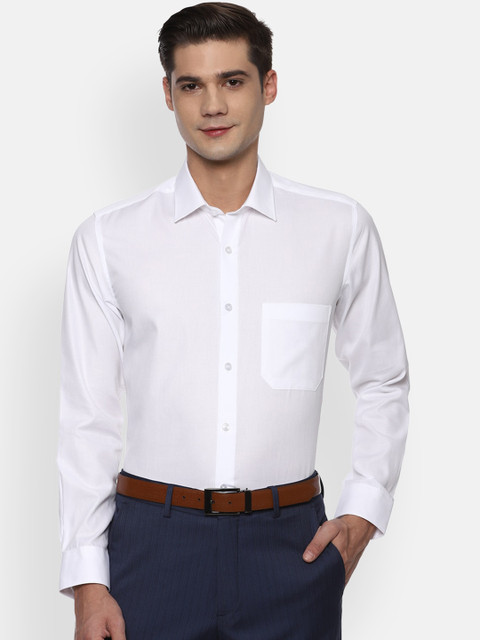 

Louis Philippe Men White Slim Fit Opaque Formal Shirt