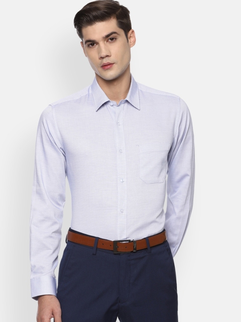 

Louis Philippe Men Blue Slim Fit Opaque Formal Shirt