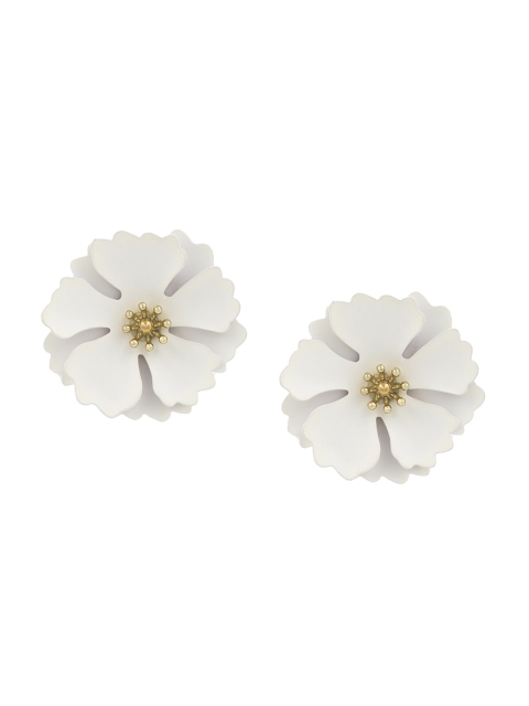 

Bellofox White Contemporary Studs Earrings
