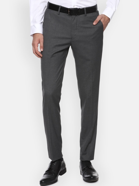 

Louis Philippe Men Grey Slim Fit Formal Trousers