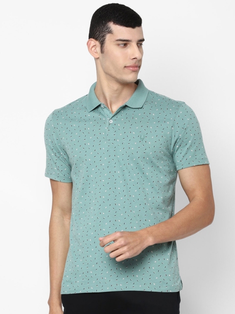 

Allen Solly Men Green Polo Collar T-shirt
