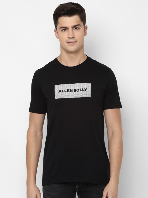 

Allen Solly Men Black Typography Printed T-shirt