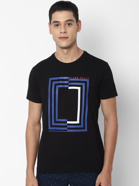 

Allen Solly Men Black Printed T-shirt