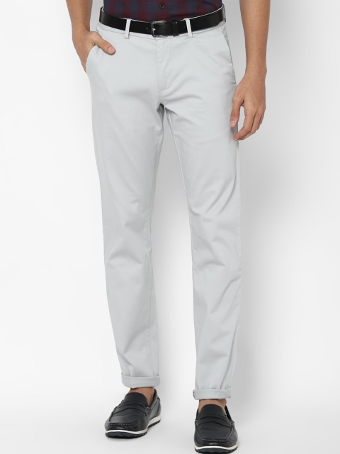 

Allen Solly Men Grey Slim Fit Chinos Trousers