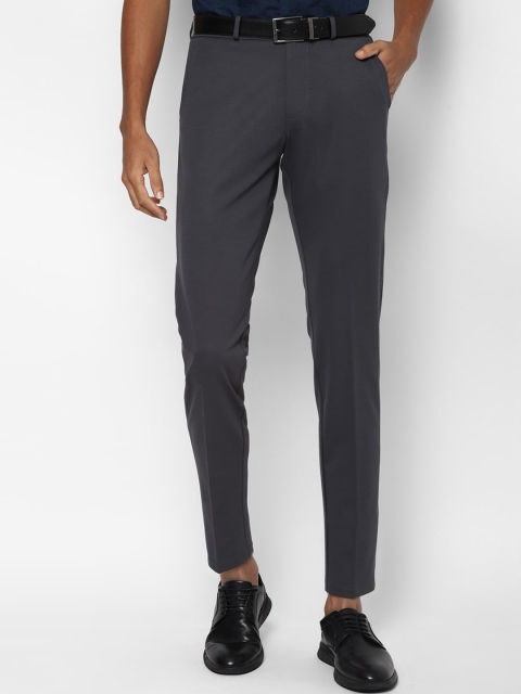 

Allen Solly Men Grey Slim Fit Trousers