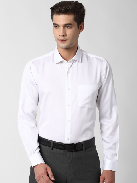 

Peter England Elite Men White Opaque Formal Shirt