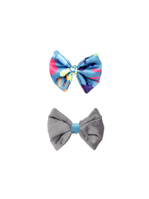 

WIGGLE TWIDDLE Set Of 2 Dog Bow Ties, Blue