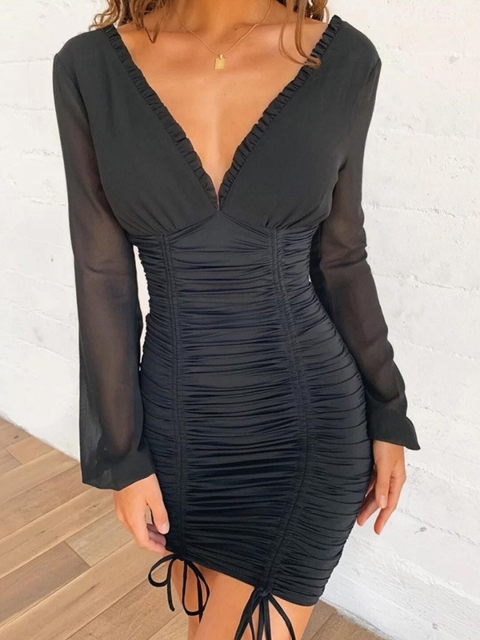 

GRACE & JACK Black Bodycon Dress