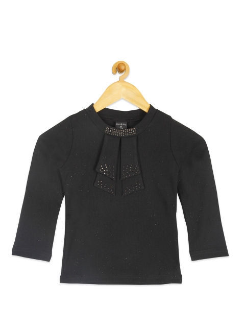 

Tiny Girl Black Regular Top