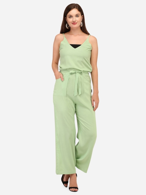 

Yuvraah Lime Green Basic Jumpsuit