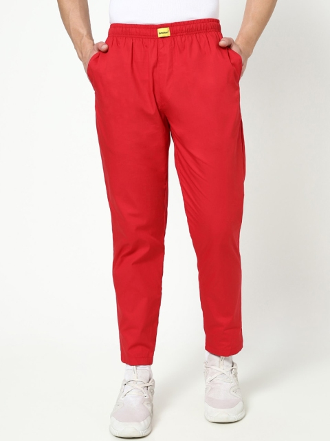 

Bewakoof Men Red Pyjama
