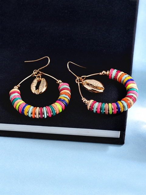 

Accessorize Multicoloured Circular Drop Earrings, Multi