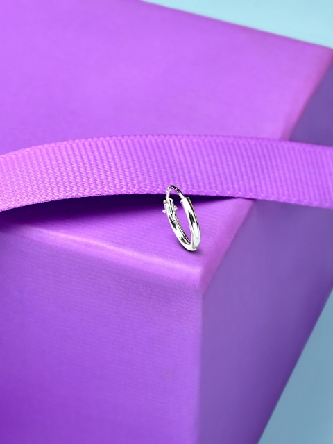 

Accessorize Silver-Plated Sterling Silver Circular Hoop Earrings