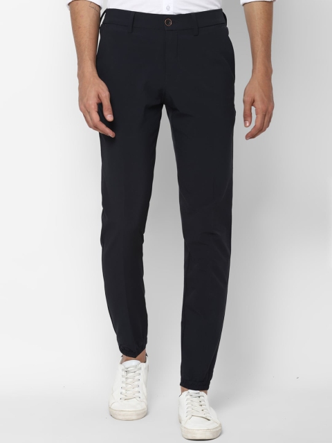 

Allen Solly Men Navy Blue Slim Fit Trousers