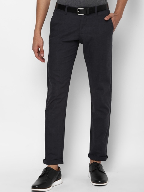 

Allen Solly Men Grey Slim Fit Trousers