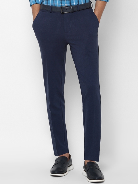 

Allen Solly Men Navy Blue Slim Fit Trousers