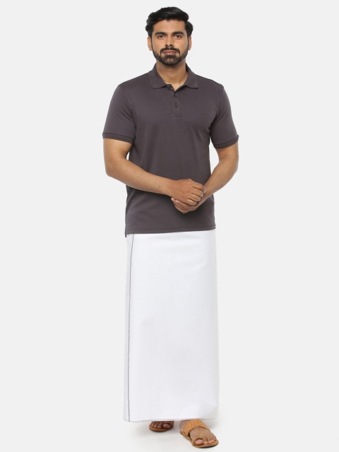 

Unibro Men Grey T-shirt & Dhoti Set