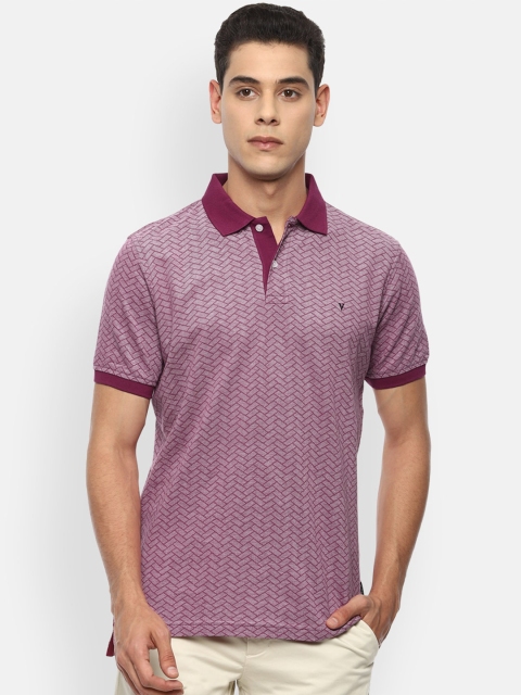 

Van Heusen Sport Men Purple Polo Collar T-shirt