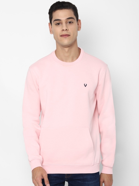 

Allen Solly Men Pink Sweatshirt
