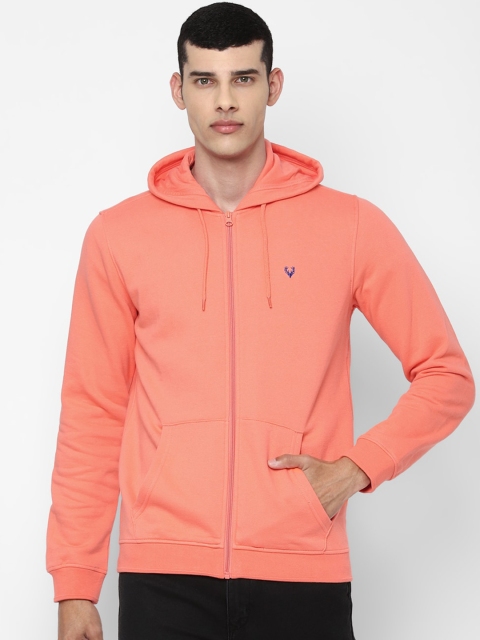 

Allen Solly Men Orange Hooded Sweatshirt