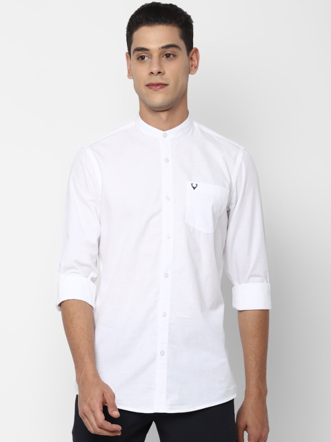 

Allen Solly Sport Men White Opaque Cotton Casual Shirt