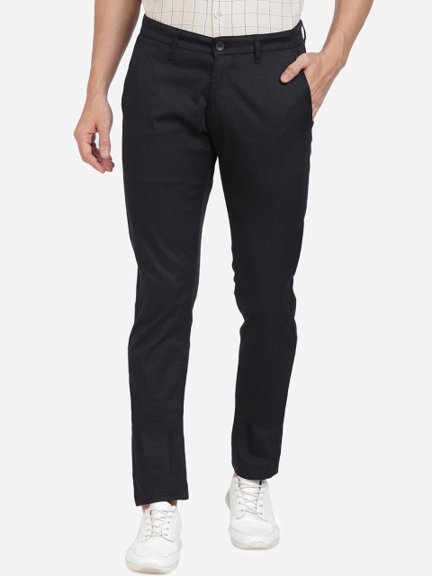 

Crocodile Men Black Slim Fit Trousers