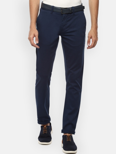 

Louis Philippe Sport Men Navy Blue Slim Fit Trousers