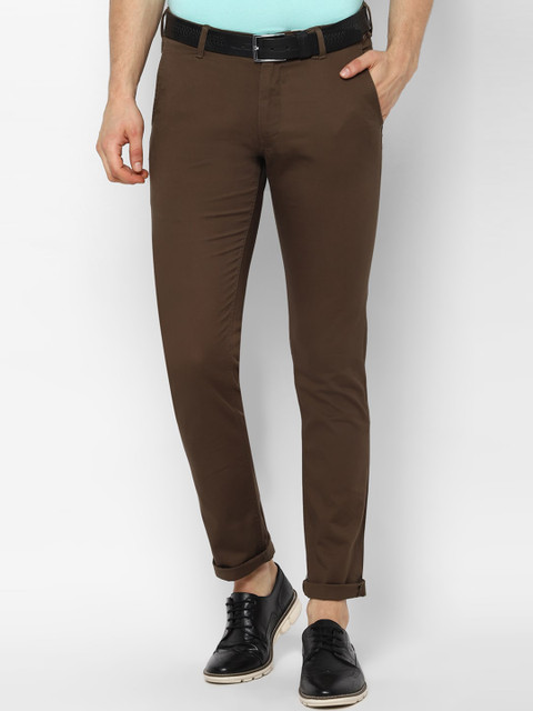 

Allen Solly Sport Men Brown Slim Fit Cotton Trousers