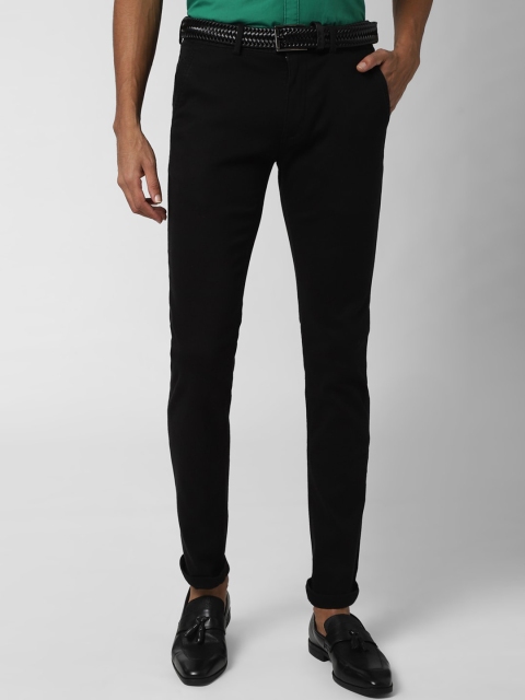 

Peter England Casuals Men Black Skinny Fit Trousers