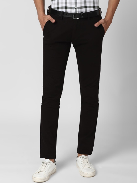 

Peter England Casuals Men Black Skinny Fit Trousers