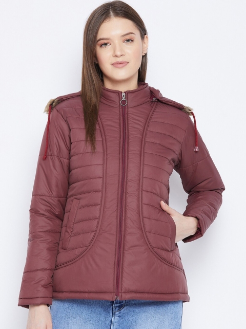 

VERO AMORE Women Burgundy Insulator Padded Jacket
