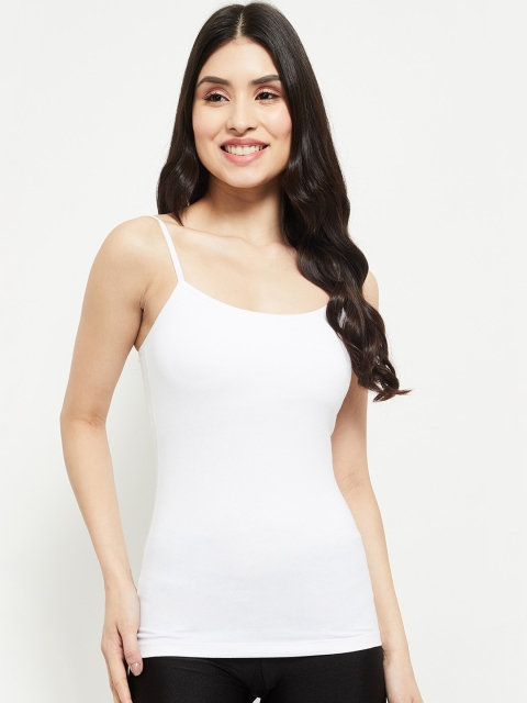 

max Women White Solid Camisole