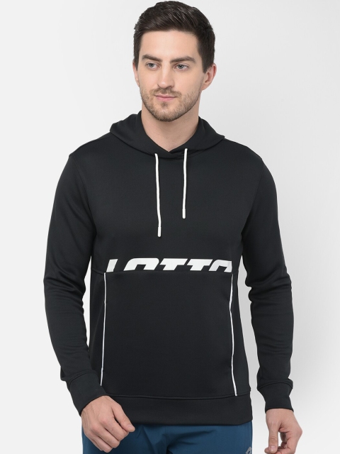 

Lotto Men Black Hooded Sweatshirt